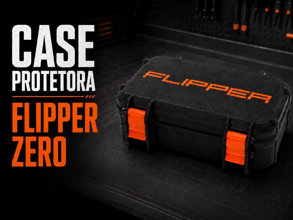 Case Flipper Zero Laranja