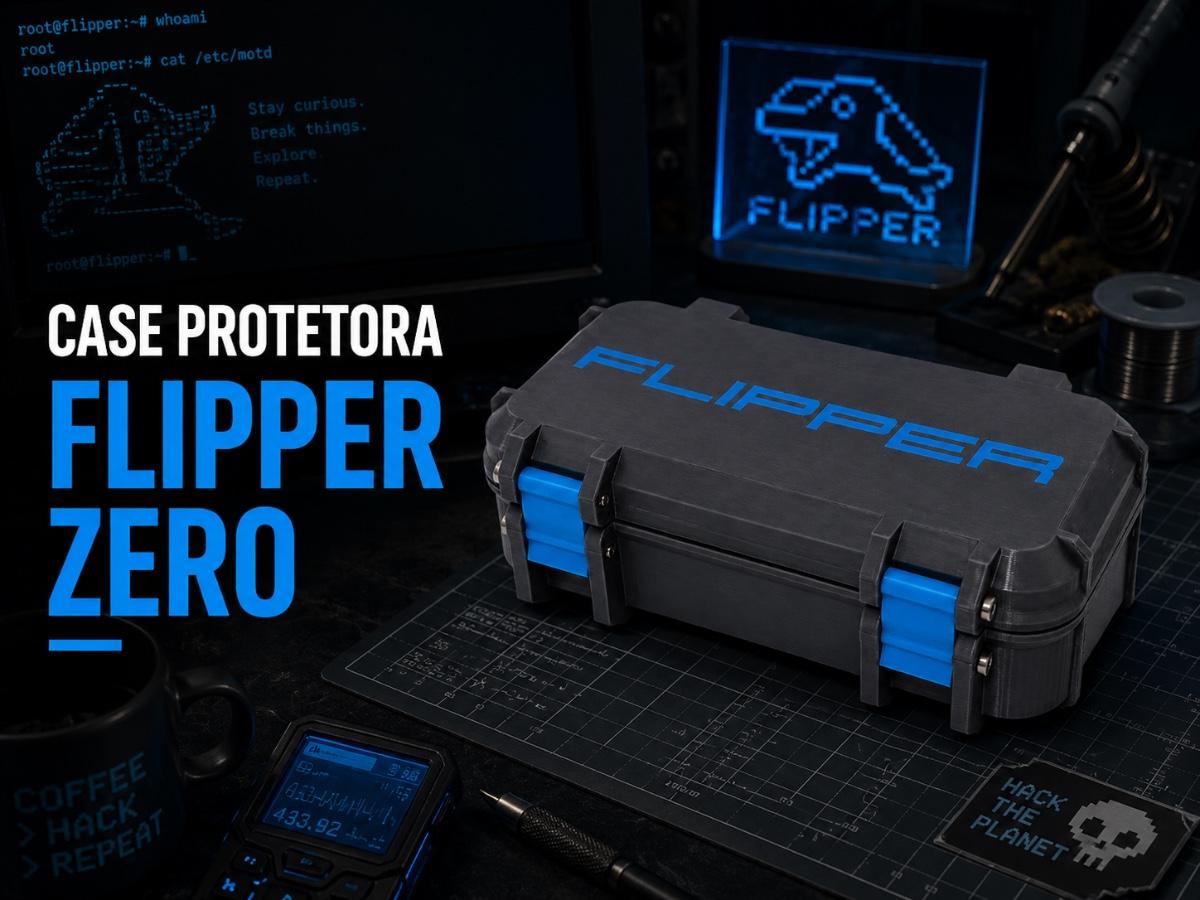 Case Flipper Zero Azul