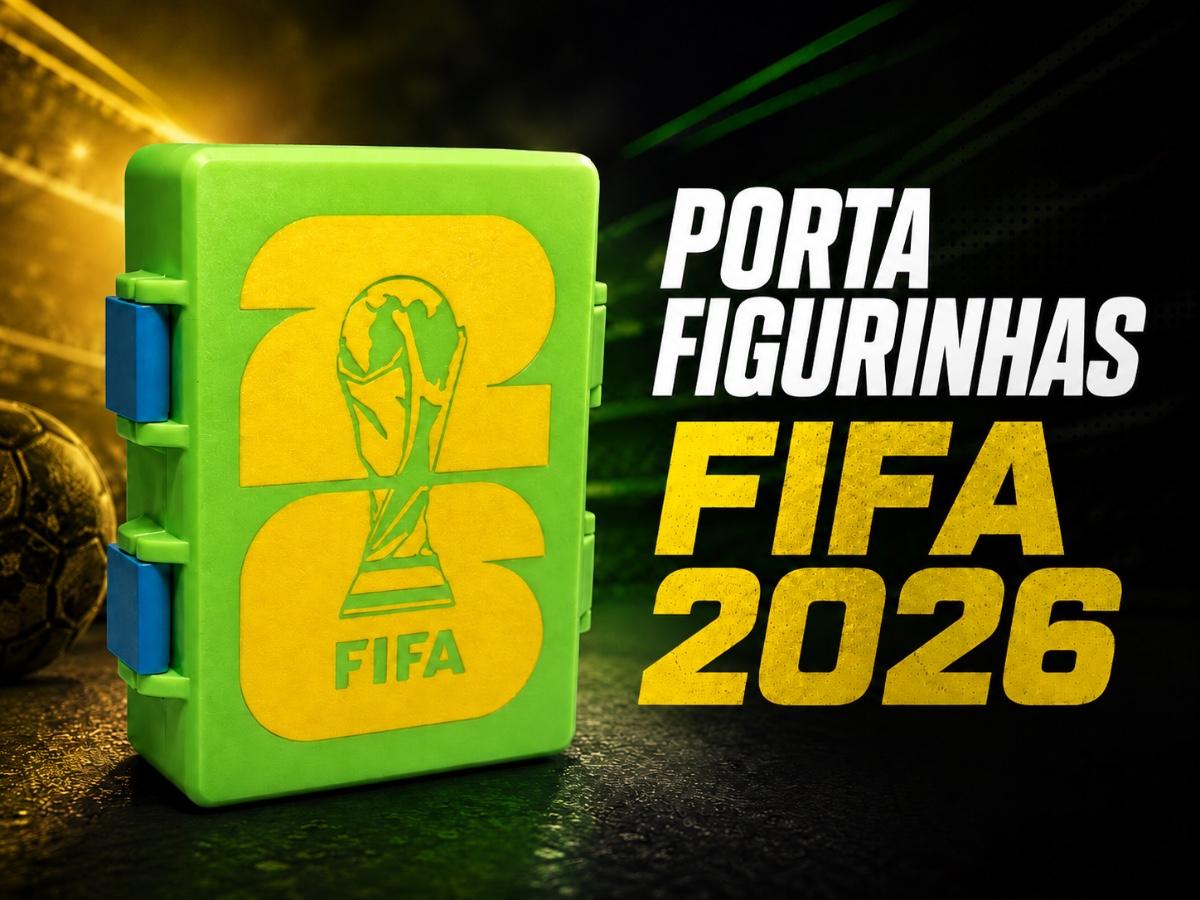 Caixa para figurinha da copa